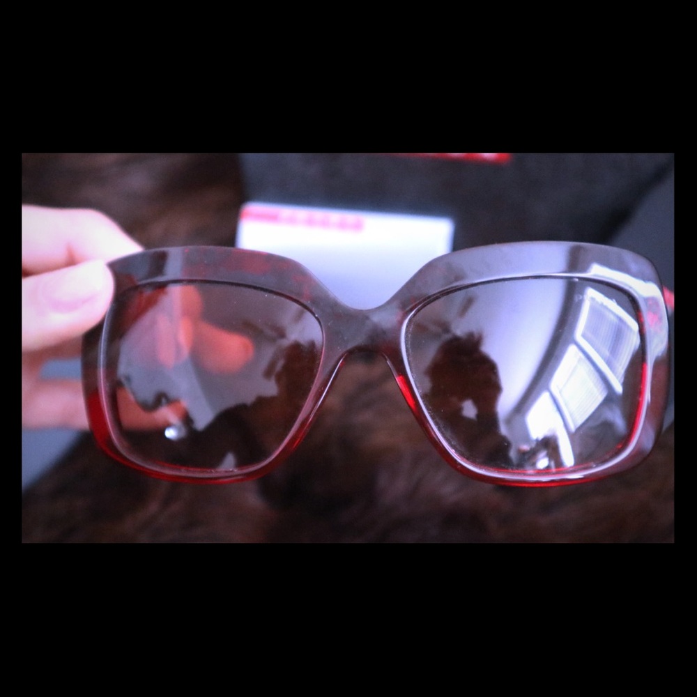 Prada sunglasses red